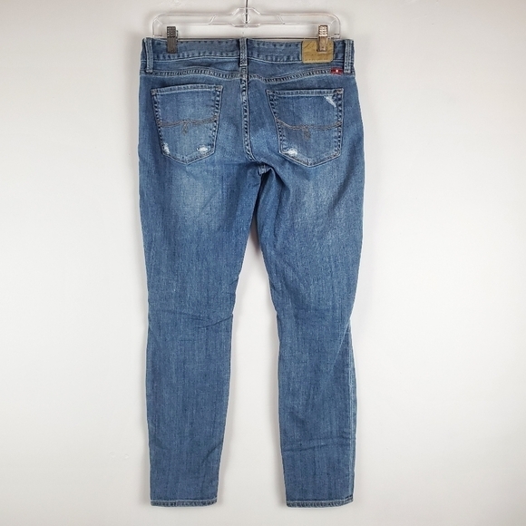 LUCKY Brand 8 Leyla Skinny Distressed Denim Jeans Midrise - Picture 2 of 10